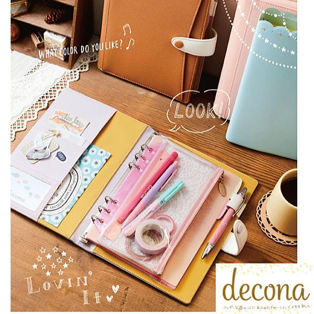 システム手帳 バイブルサイズ6穴 女性におすすめ 合皮製 Marks Odr Dc08 システム手帳リフィル 筆箱専門店 通販 Yahoo ショッピング