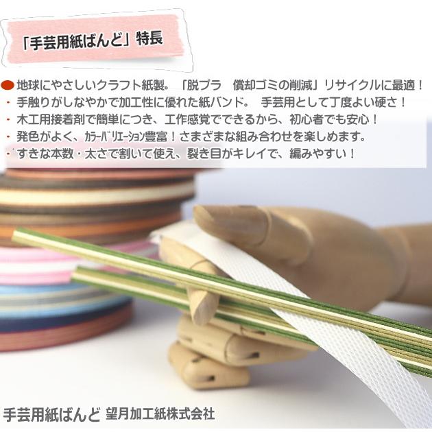 手芸用紙バンド トライアルキット クラフトバンド 蓋つきミニ