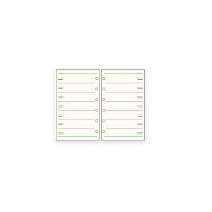 システム手帳　リフィル　ミニ6穴　フリーウィクリースケジュールC　ダ・ヴィンチ | 