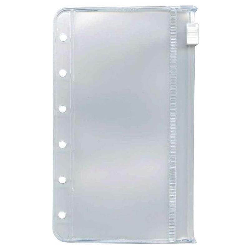 レイメイ藤井 システム手帳 リフィル ミニ6穴 ファスナー付ホルダー B7