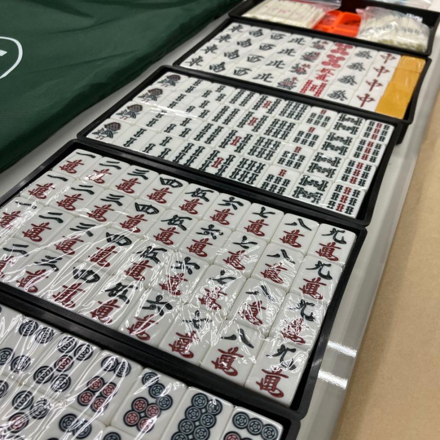 麻雀牌とジャンクマットのセット「ジャンクマットプライムギア