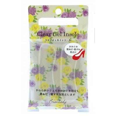 インソール 靴ずれ防止 ブランレディ クリアジェルインソール かかとストッパー | 