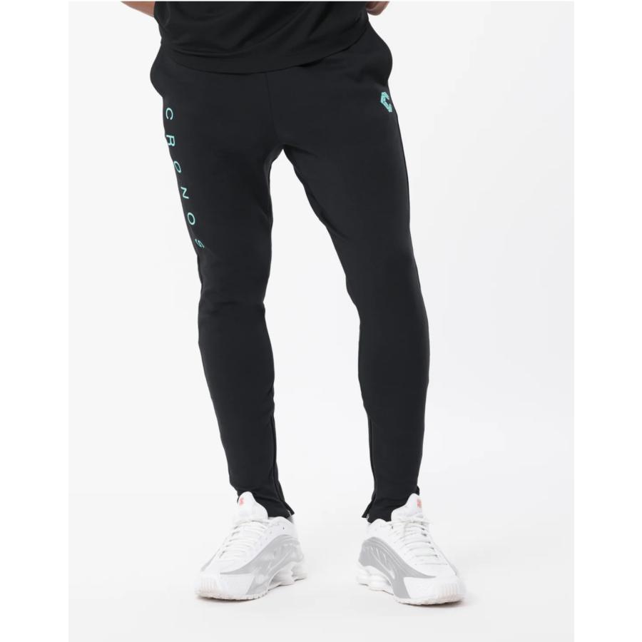 CRONOS ACTIVE SLIM Long Pants【BLACK×T.BLUE】クロノス ジョガー