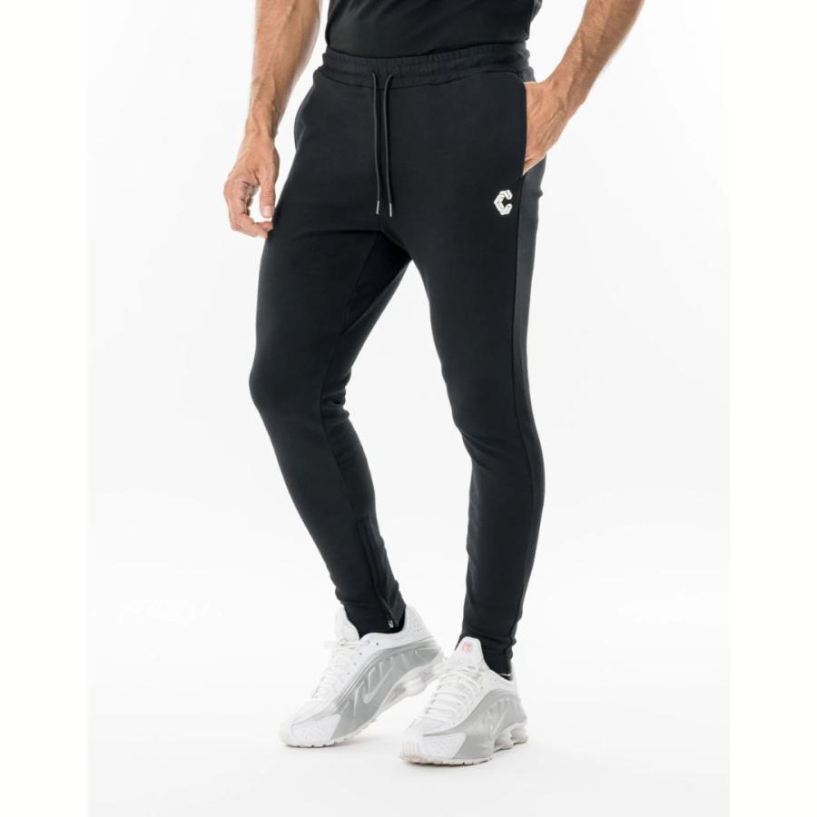新品CRONOS クロノス　ブラック スウェットパンツロゴ入り CRONOSクロノス スウェットパンツ トレーニング ブラック
