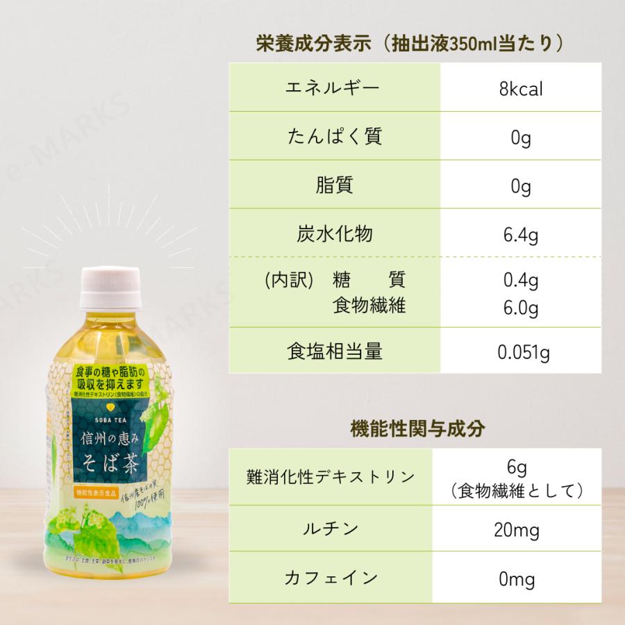 ニットービバレッジ 【24本販売】PET 信州の恵み そば茶 ペットボトル