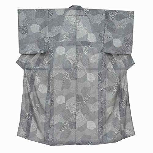 ギフト】(着物ひととき) リサイクル 単衣 中古 正絹 黒色系 仕立て