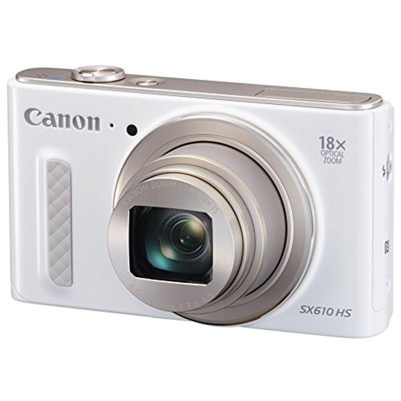 Canon デジタルカメラ PowerShot SX610 HS ホワイト 光学18倍ズーム