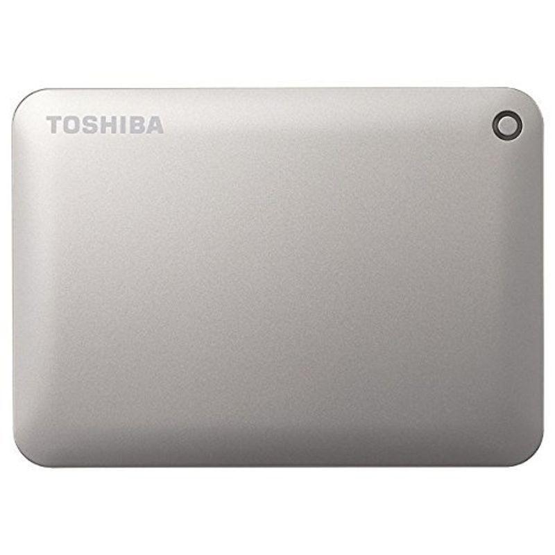 東芝 USB3.0接続 外付けハードディスク 500GB（サテンゴールド）T0SHIBA ポータブルハードディスク CANVI0 C0NNE