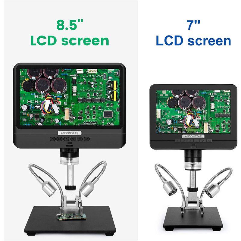 AndonstarAD208コイン顕微鏡8.5インチスクリーン260XLCDラボハンドヘルドUSBデジタル顕微鏡PCB修理はんだ付けコインコ 5インチスクリーン260XLCDラボハンドヘルドUSBデジタル顕微鏡PCB修理はんだ付けコインコ