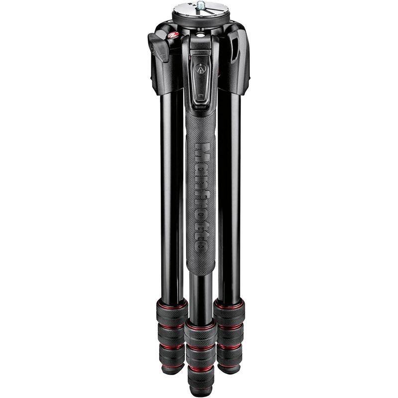 Manfrotto 190go M-lock アルミニウム三脚4段 ブラック MT190GOA4 190go lock アルミニウム三脚4段 ブラック MT190GOA4