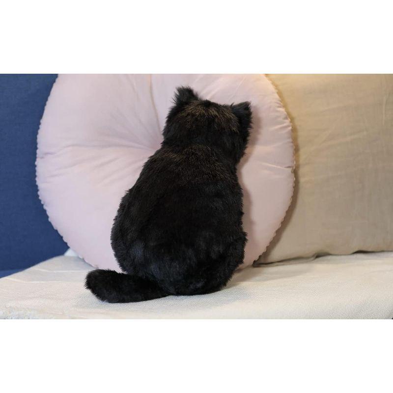MeowEver ミャウエバー クッション まるでほんものの猫のような クッション型疑似ペット 黒 MeowEver 黒 KUE9902427482(9536円)