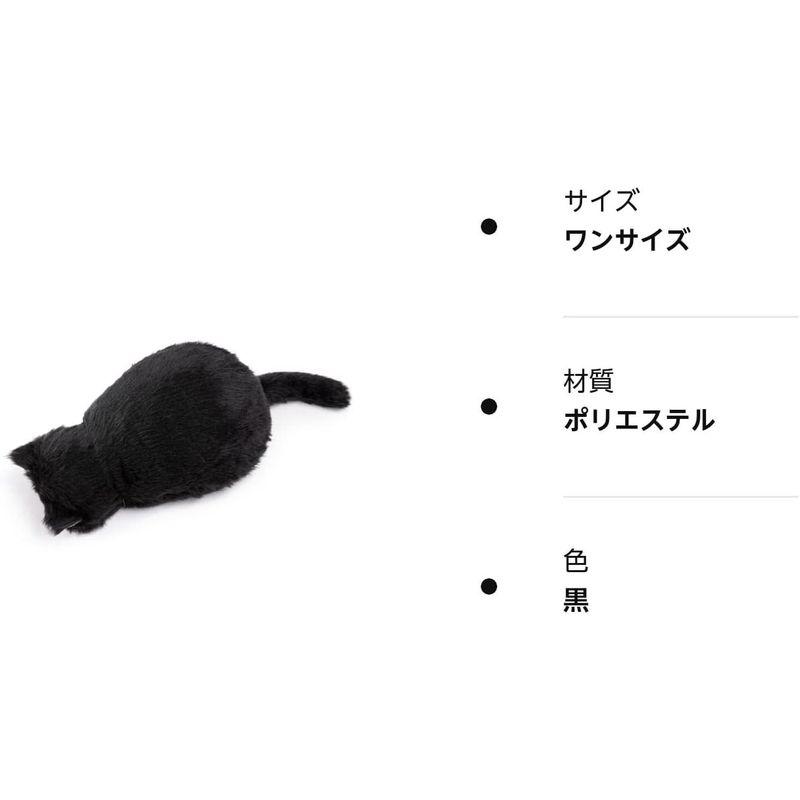 MeowEver ミャウエバー クッション まるでほんものの猫のような クッション型疑似ペット 黒 MeowEver 黒 KUE9902427482(9536円)