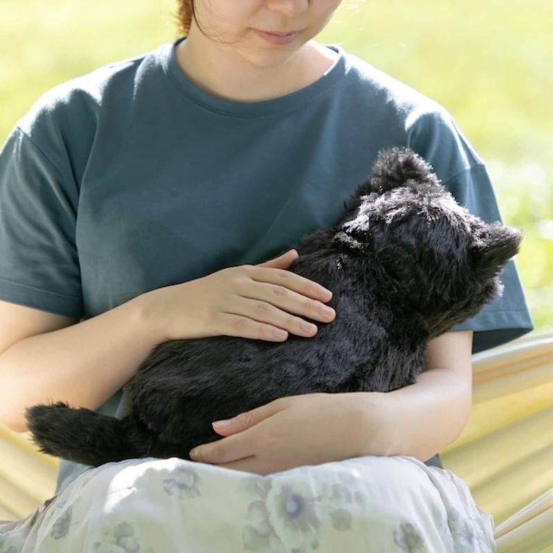 MeowEver ミャウエバー クッション まるでほんものの猫のような クッション型疑似ペット 黒 MeowEver 黒 KUE9902427482(9536円)