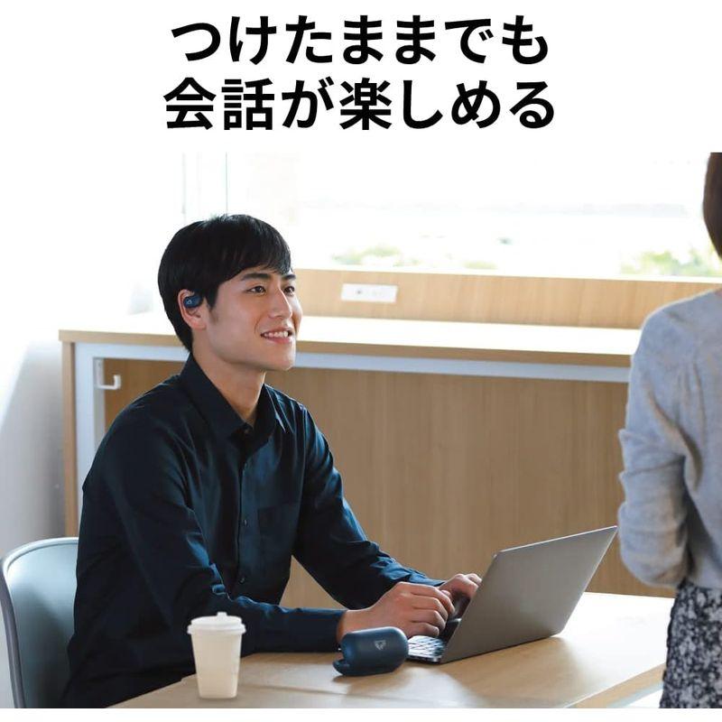 JVCケンウッド Victor ワイヤレスイヤホン nearphones 耳をふさがない ながら聴き テレワーク 耳掛け イヤーフック 最大 Victor ワイヤレスイヤホン nearphones 耳をふさがない ながら聴き テレワーク 耳掛け イヤーフック 最大
