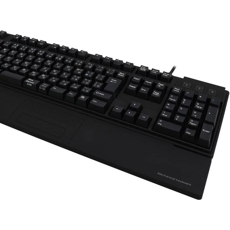売れ筋がひ!オウルテック CHERRY静音赤軸 日本語109フルキー メカニカルキーボード Nキーロールオーバー対応 パームレスト付属 滑り防止ラバース キーボード 金井電器産業 キーボード 89キー ホットキー日本語キーボード USB接続 ホワイト KD HMB632KJP R