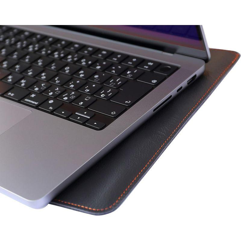 YuKa工房 MacBook用 本革スリーブケース M2対応 日本製 シンプル スリム ソフト レザー (Air/Pro 13インチ) J9995664928(9627円)