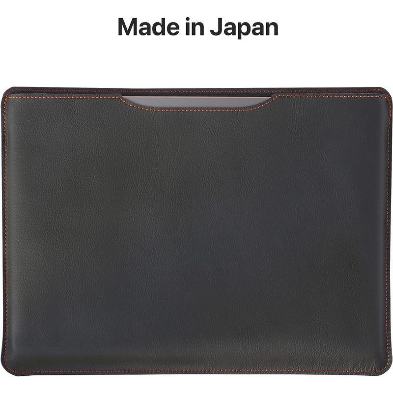 YuKa工房 MacBook用 本革スリーブケース M2対応 日本製 シンプル スリム ソフト レザー (Air/Pro 13インチ) J9995664928(9627円)