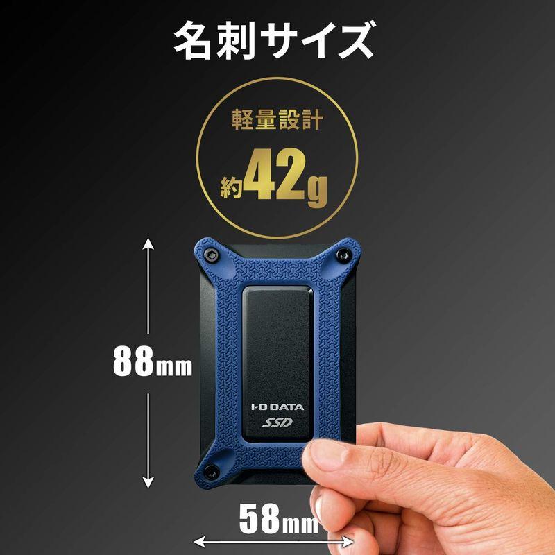 アイ・オー・データ ポータブルSSD 1TB 静音 耐衝撃 軽量 PS4 PS5対応 USB A&Type-C両対応 Win/Mac両対応 ポータブルSSD USB オー データ 1TB 静音 耐衝撃 軽量 PS4 PS5対応 A&Type C両対応 Win/Mac両対応 対応OS Gen