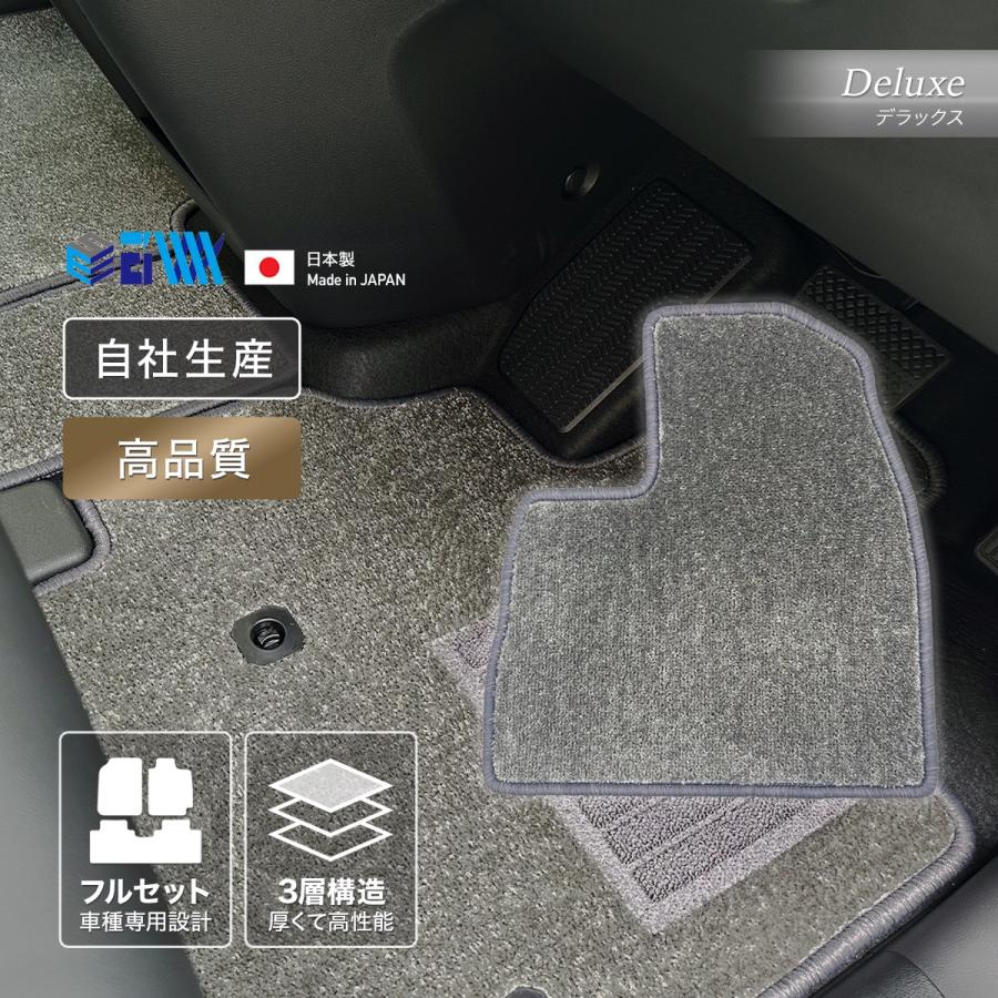 スペーシア スペーシアカスタム フロアマット スズキ デラックス DXグレー グレー : e-mat - 通販 - Yahoo!ショッピング