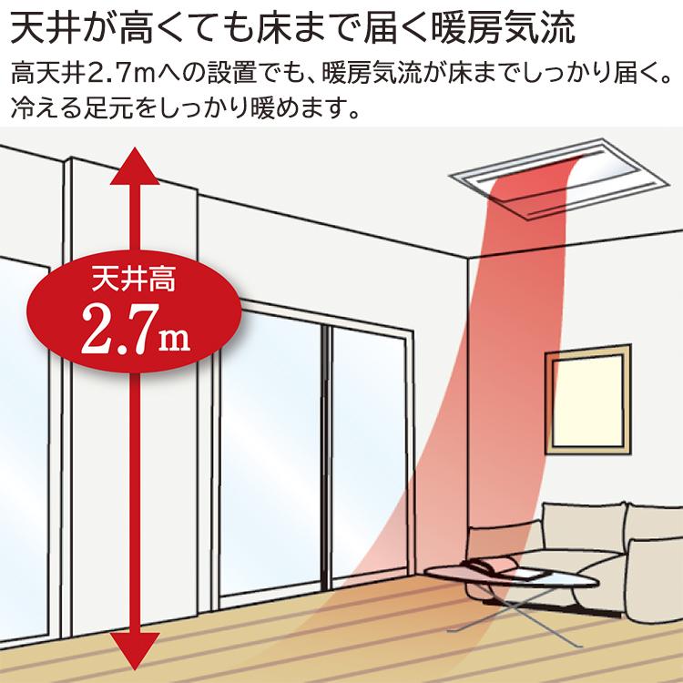 エオリア ハウジングエアコン 主に6畳用 パナソニック 天井