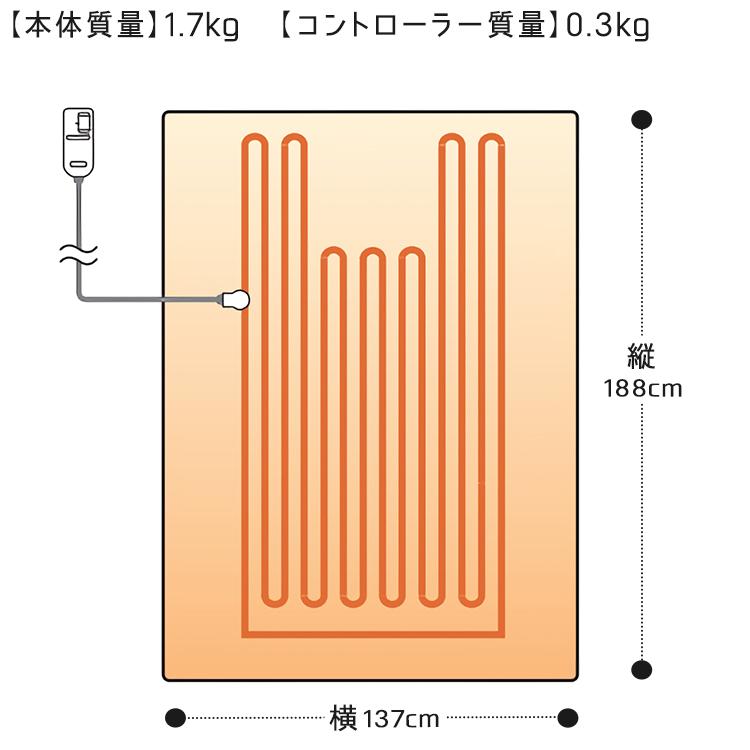 Panasonic 電気かけしき毛布 パナソニックシングルLサイズ 温度 Panasonic 電気かけしき毛布 パナソニックシングルLサイズ 温度