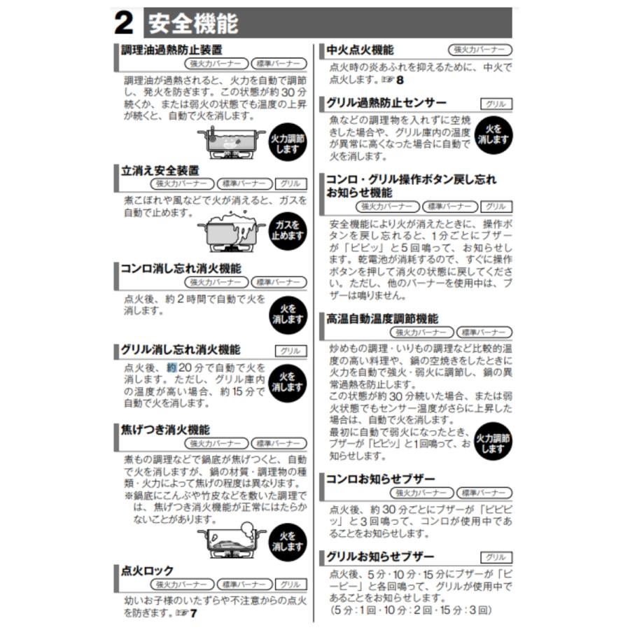 リンナイ（Rinnai） KG67BER-A13 都市ガス ガスコンロ ガスコンロ 2口