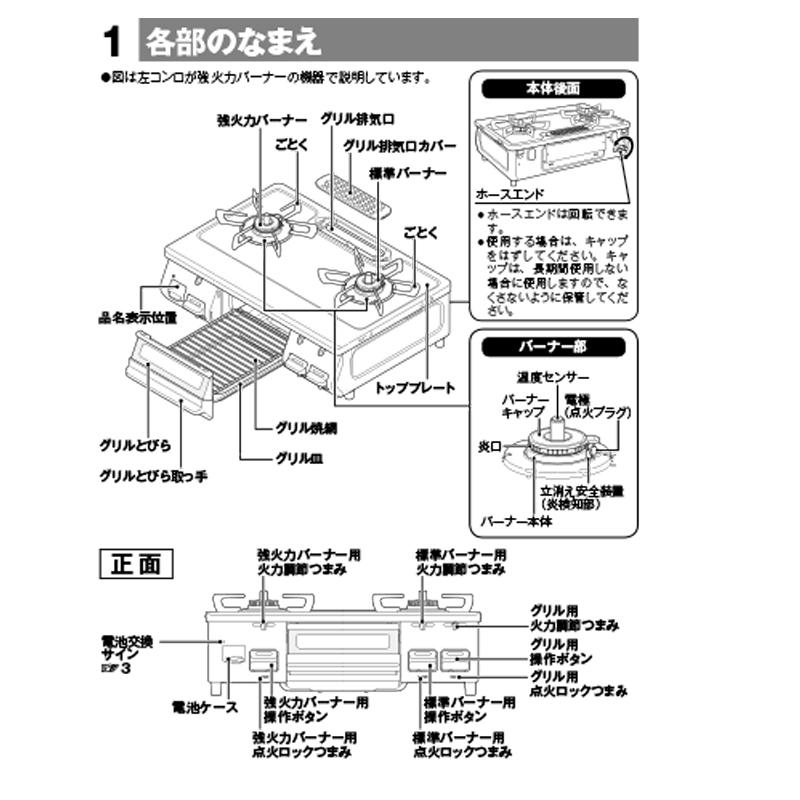 リンナイ（Rinnai） KG67PPKL-LP プロパンガス ガスコンロ ガスコンロ 