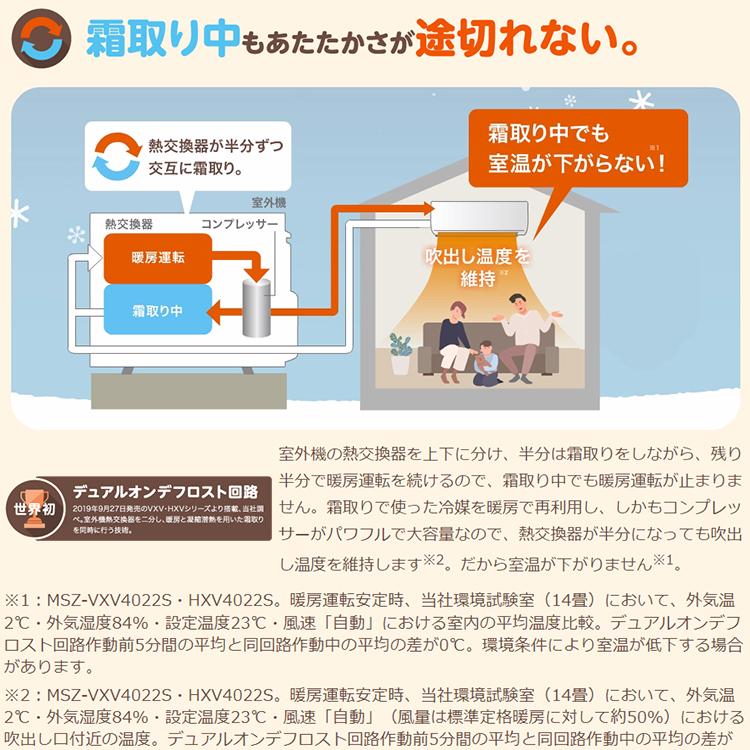 霧ヶ峰 エアコン おもに20畳 三菱電機 ズバ暖霧ヶ峰 2024年モデル NXV 