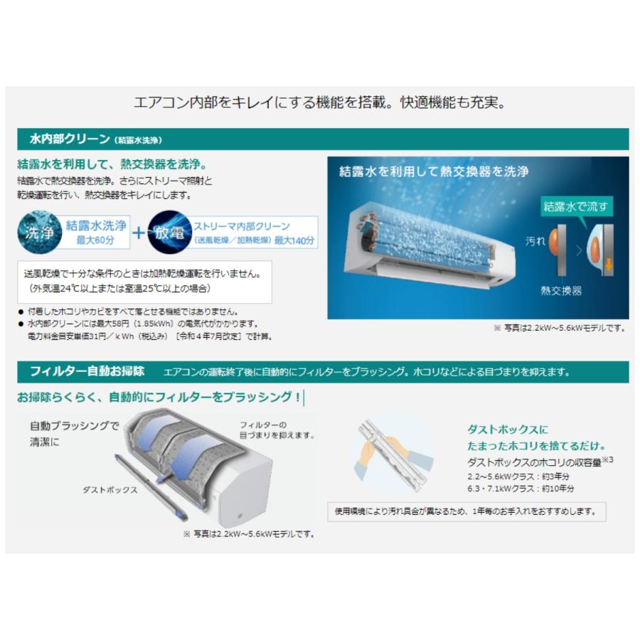ストリーマ S253ATCS-W CXシリーズ ダイキン エアコン おもに8畳