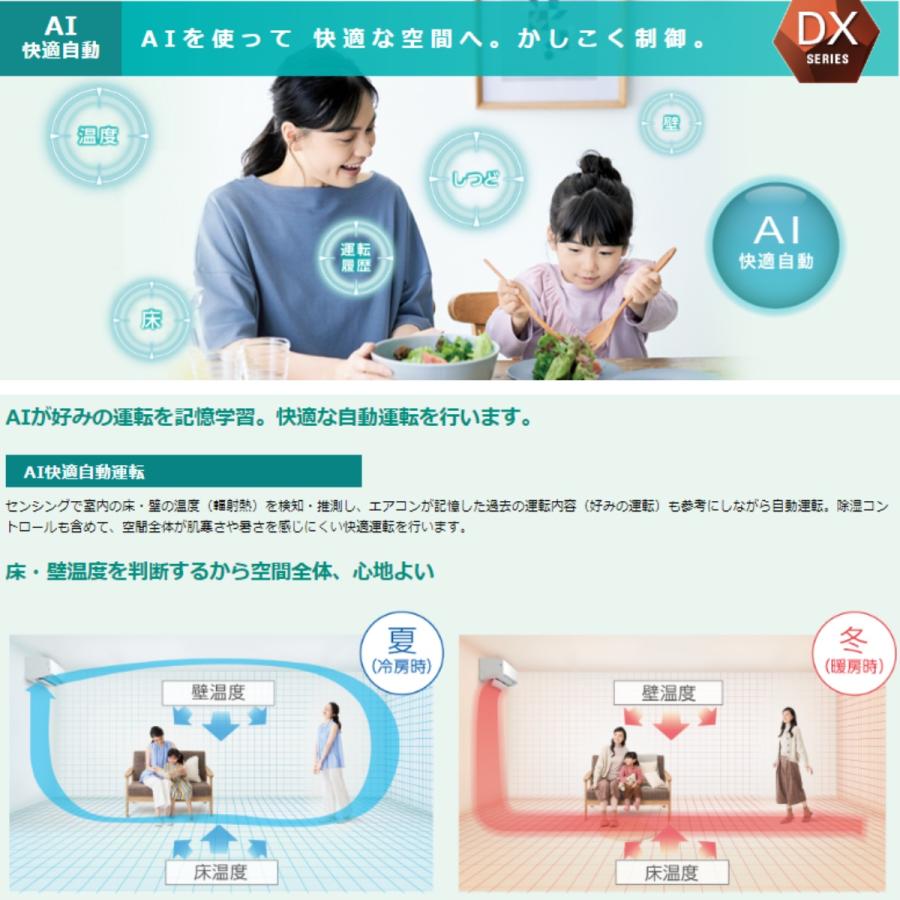 ダイキン（DAIKIN） S253ATDS-W エアコン おもに8畳 DXシリーズ 単相