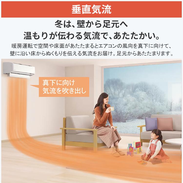 ダイキン 標準取付工事費込 エアコン おもに26畳 AXシリーズ