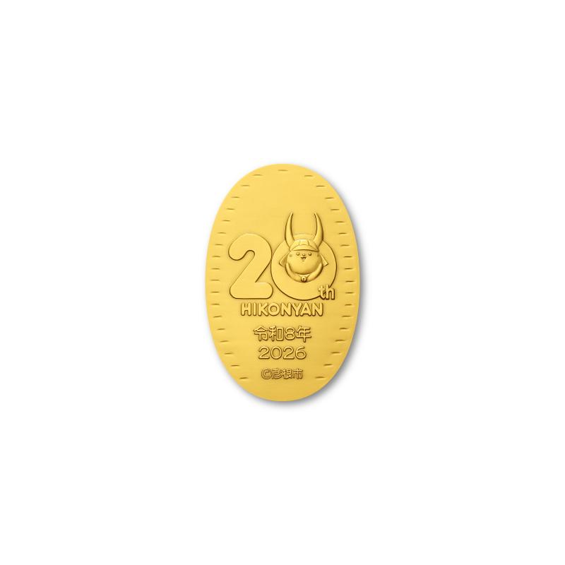 ひこにゃん誕生20周年記念小判 B．純金小判 : E-medal.jp ヤフー店