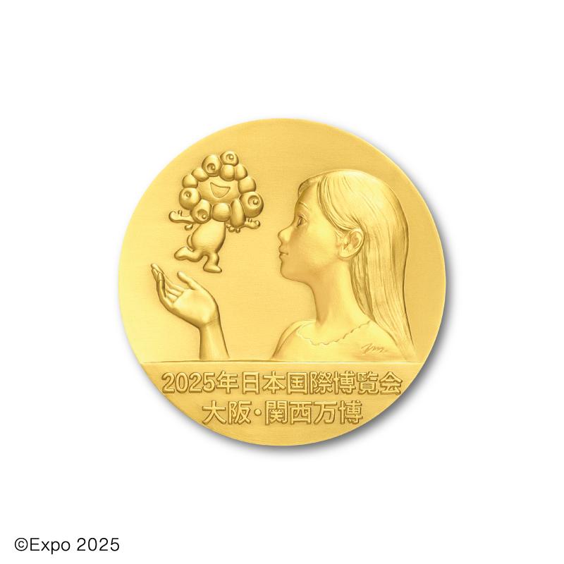 EXPO2025 記念メダル A．純金製 大 : E-medal.jp ヤフー店 - 通販