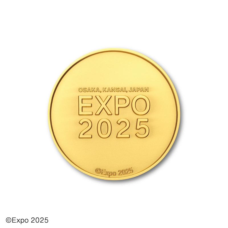 EXPO2025 記念メダル A．純金製 大 : E-medal.jp ヤフー店 - 通販