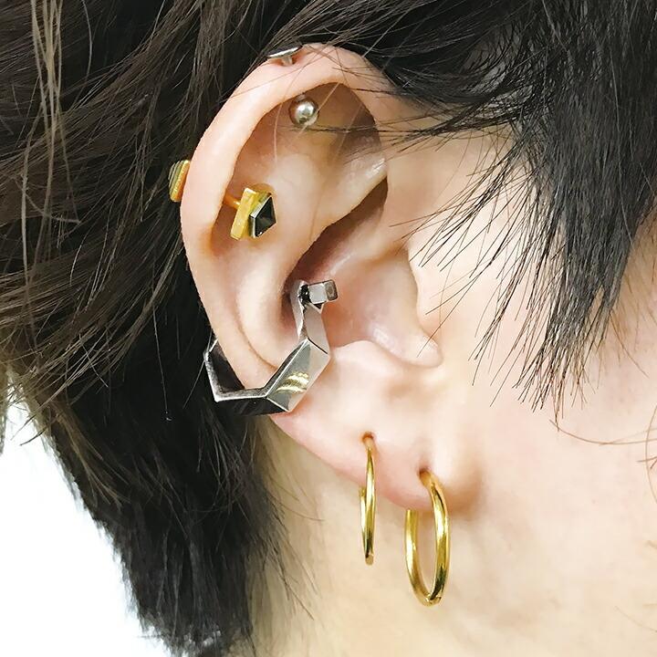 ピアス ボディピアス ボディピ かっこいい シンプル メンズ Mull Bigヘキサグラムカフスバーベル ネコポスok 新色追加 0605mul02 ボディピアス専門店 Medi Store 通販 Yahoo ショッピング