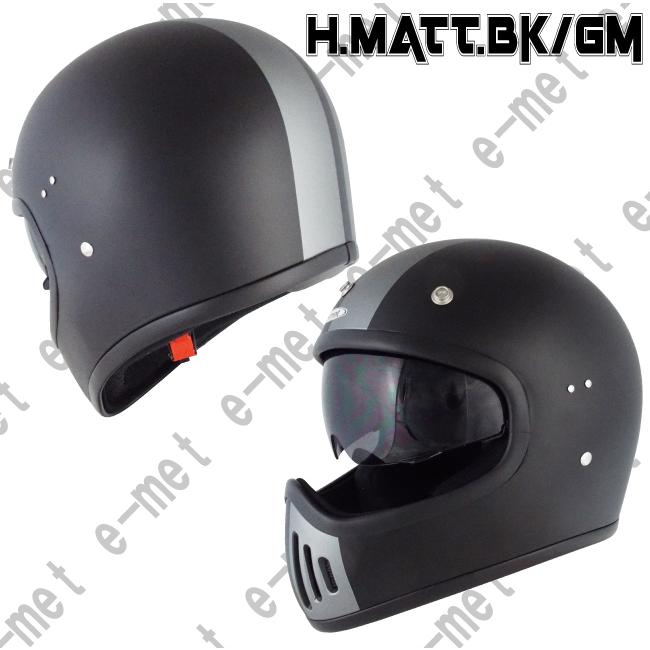 ゴーグル付き バイク オフロードヘルメット フルフェイスヘルメット　新品 族ヘル バイク フルフェイス ヘルメット EFV-15design バイザー