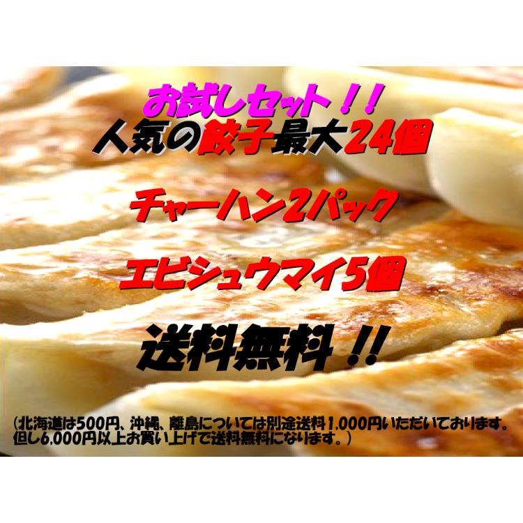 餃子24個 チャーハン2パック 海老焼売5個 ぎょうざ ギョーザ ギョウザ