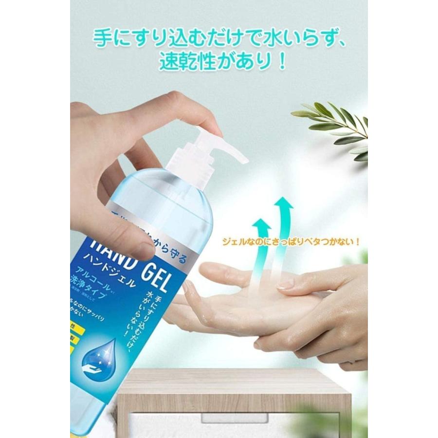 東亜産業 【日本製】アルコール ハンドジェル 500ml 2本セット : E