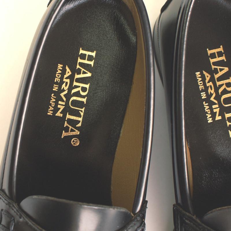 人気ブラドン ハルタ HARUTA 4514 2E BLACK 合皮ペニーローファー 通学靴 レディス 黒  xn----7sbbagg5cbd3a2ao.xn--p1ai