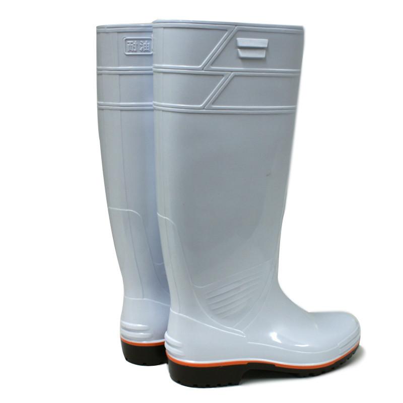 爆買】弘進ゴム ザクタス Z-01 耐油 長靴 ホワイト 【丈長】【厨房靴