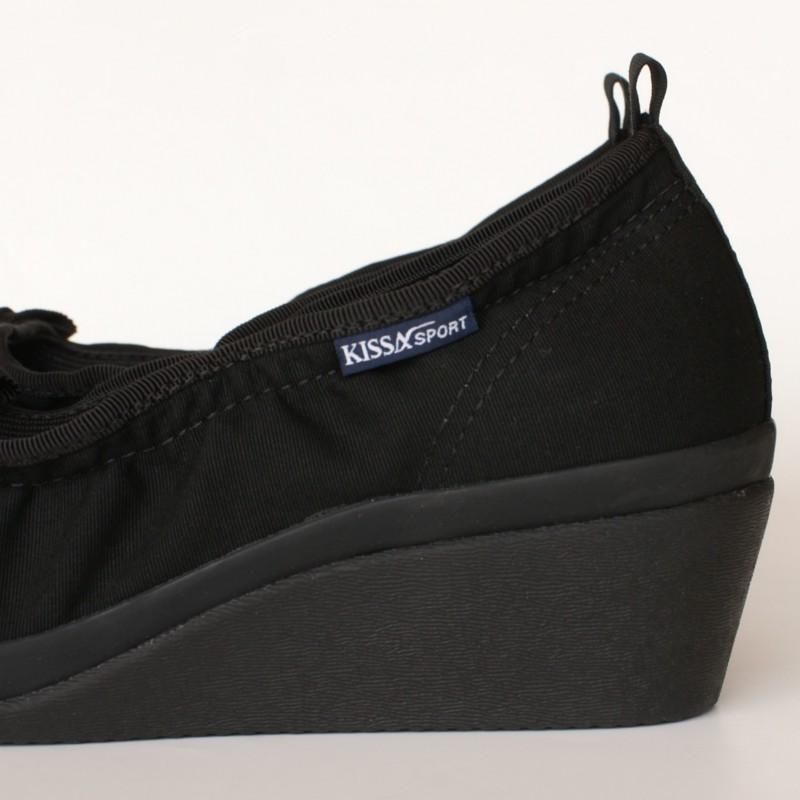 KISSA SPORT キサスポーツ KS8111 BLK リボンシューズ ブラック