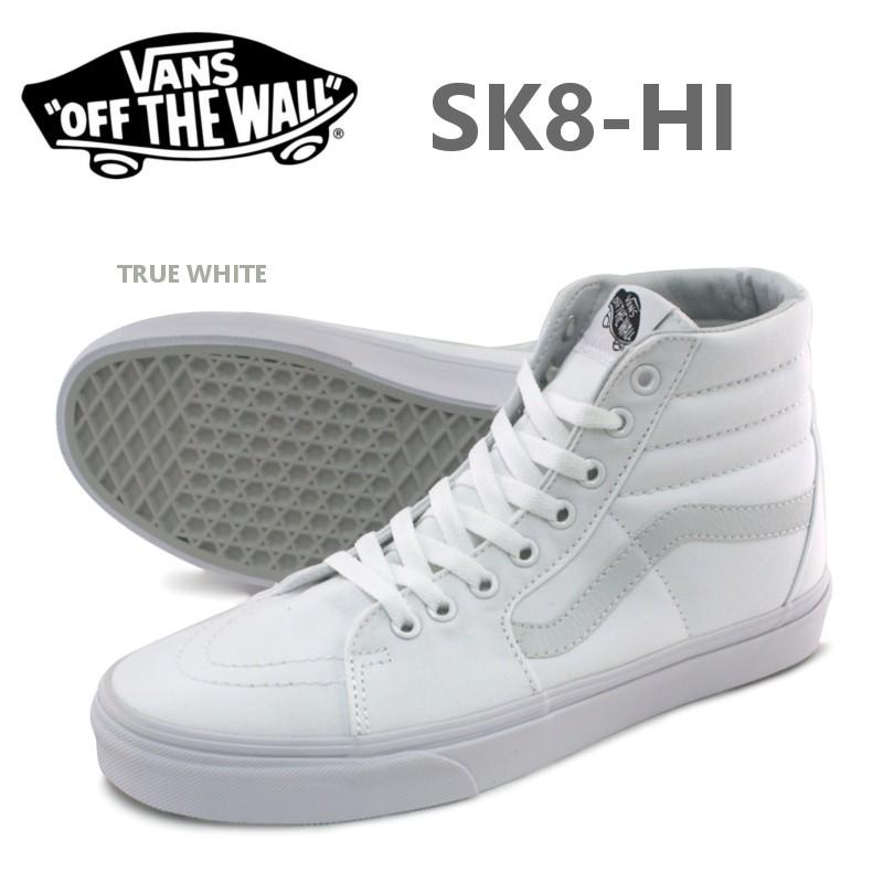 vans sk8 hi true white