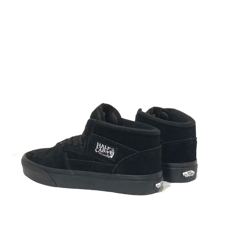 バンズ VANS HALF CAB ハーフキャブ VN000DZ3BKA BLACK/BLACK【並行