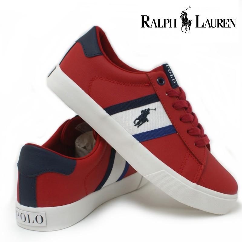 ポロ ラルフローレン POLO RALPH LAUREN GEOFF2 ホワイト・ブラック・レッド｜e-minerva｜10