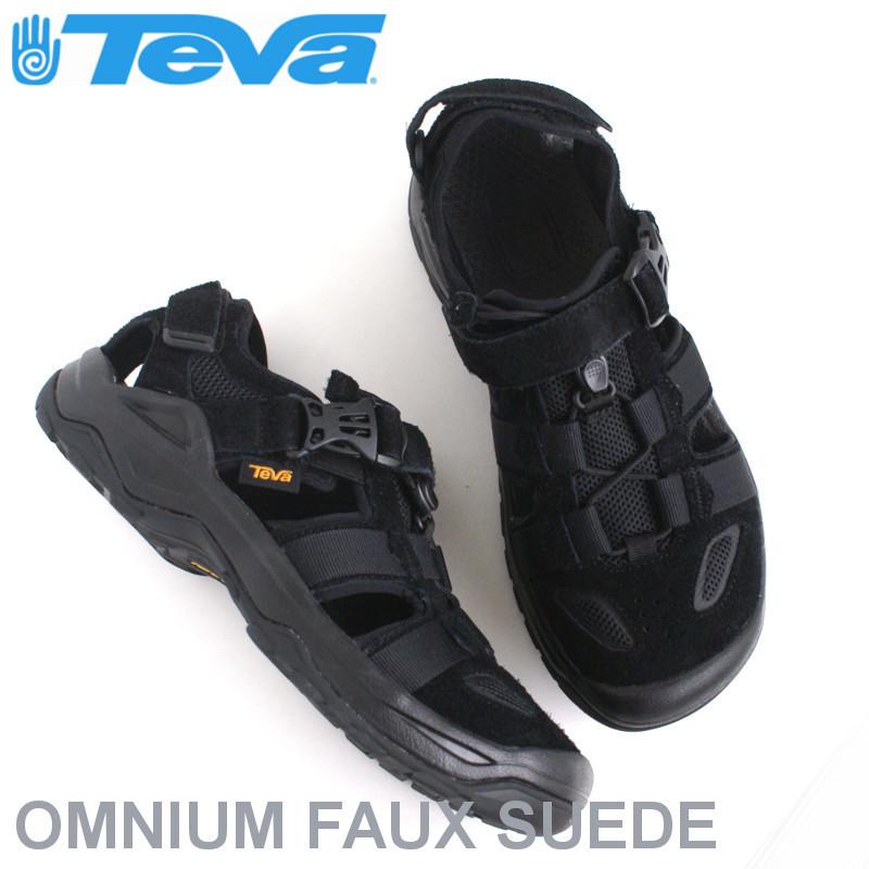 テバ Teva オムニウム フォックス スエード OMNIUM FAUX SUEDE メンズ ブラック・オリーブ｜e-minerva