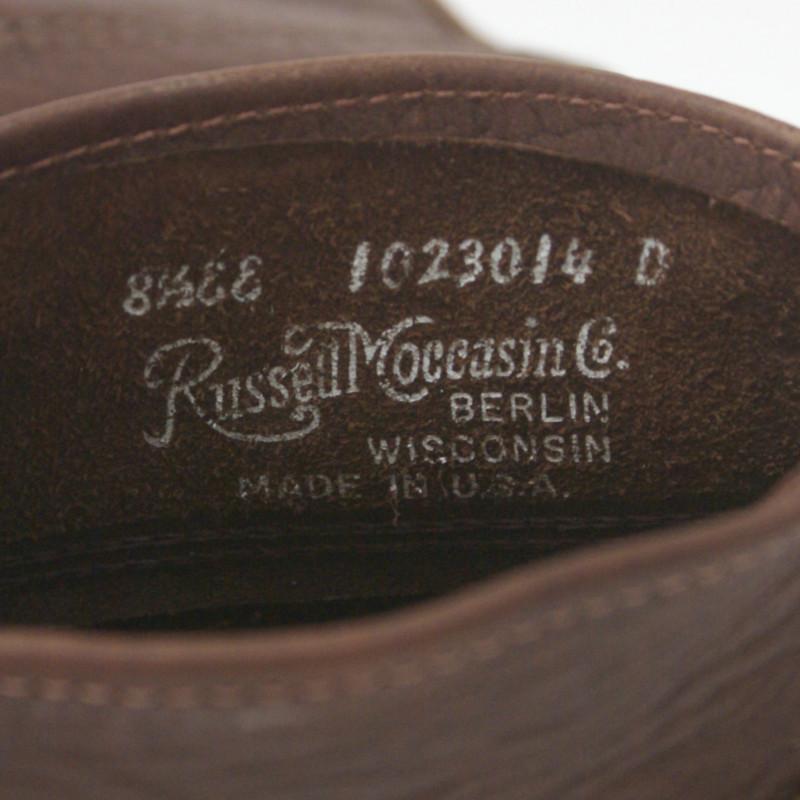 ラッセルモカシン スポーティングクレーチャッカ Russell Moccasin 200-27W ブラウン EEワイズ｜e-minerva｜07