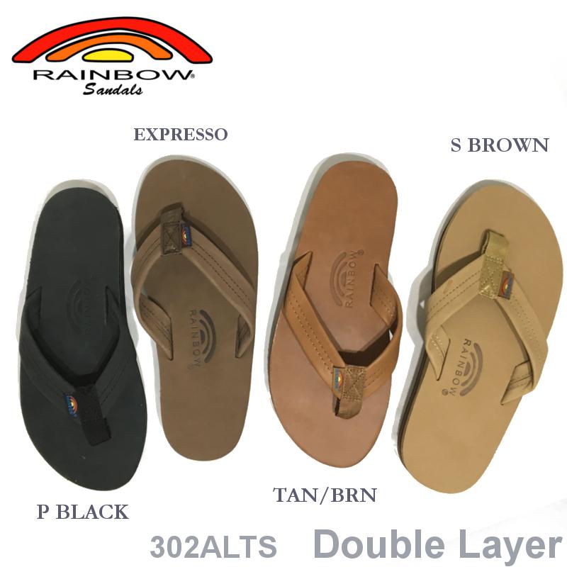 RAINBOW SANDALS レインボーサンダル ダブルレイヤー レザー