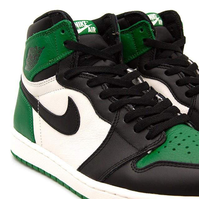 retro high pine green