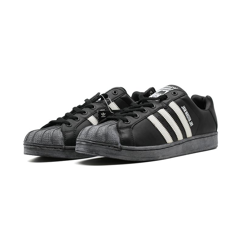 ⑨adidas黒靴紐 アディダス紐 スタンスミス スーパースター ウルトラ