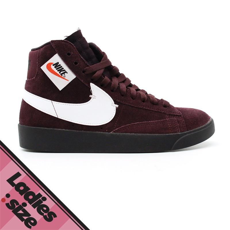 nike blazer mid rebel burgundy